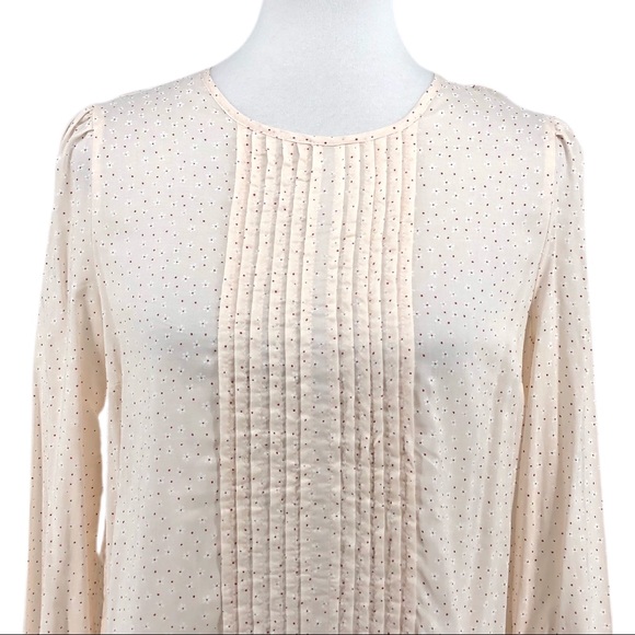 Lucky Brand Light Pink Lea Pintuck Blouse - Picture 3 of 11